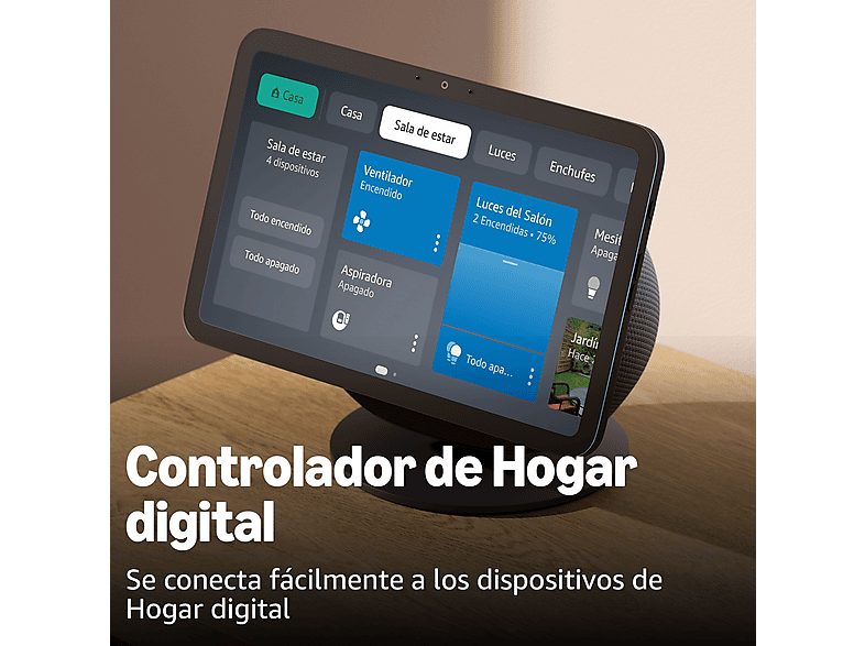 Altavoz inteligente - Amazon Echo Show 8, Pantalla Táctil HD 8,7", Cámara de 13MP, Audio Espacial, Glacier White — foto 4