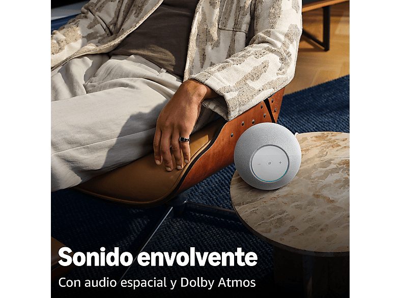 Altavoz inteligente - Amazon Echo Studio, Dolby Atmos, Omnisense, Blanco — foto 3