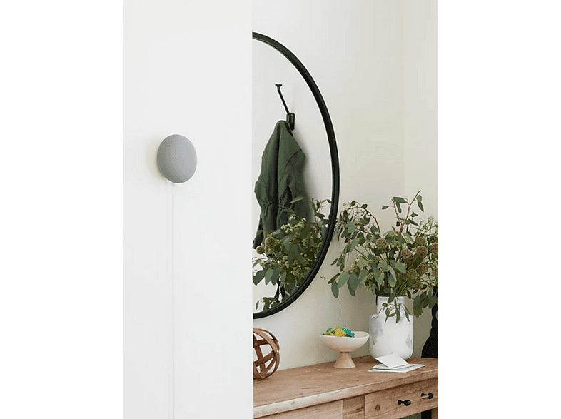 Altavoz inteligente - GOOGLE Nest Mini, Bluetooth, Google Assistant, Gris claro — foto 4