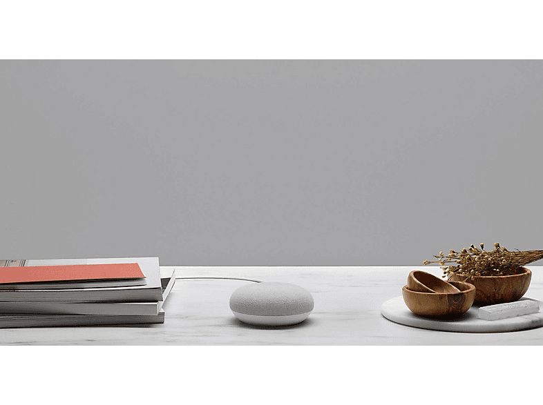 Altavoz inteligente - GOOGLE Nest Mini, Bluetooth, Google Assistant, Gris claro — foto 6