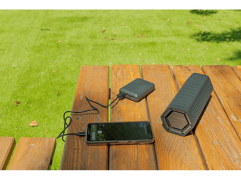 Altavoz portátil - CATERPILLAR ALTAVOZ-PACK + POWERBANK, 18 W, Bluetooth, Hasta 10 horas, Negro — foto 4