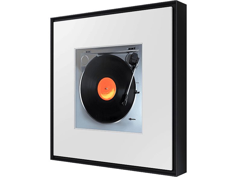 Altavoz - Samsung MUSIC FRAME HW-LS60D/ZF, Bluetooth, 6 altavoces, Dolby Atmos inalámbrico, Negro