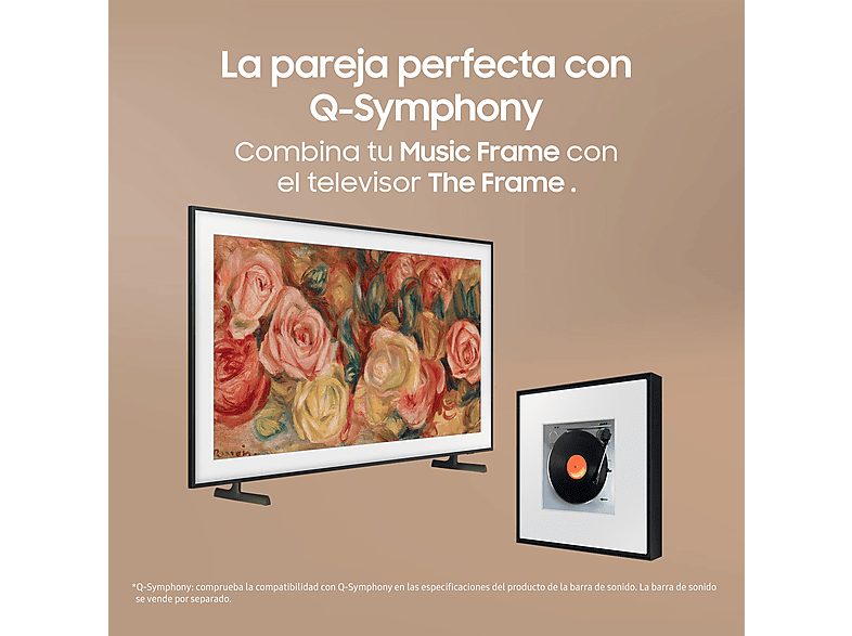 Altavoz - Samsung MUSIC FRAME HW-LS60D/ZF, Bluetooth, 6 altavoces, Dolby Atmos inalámbrico, Negro — foto 4