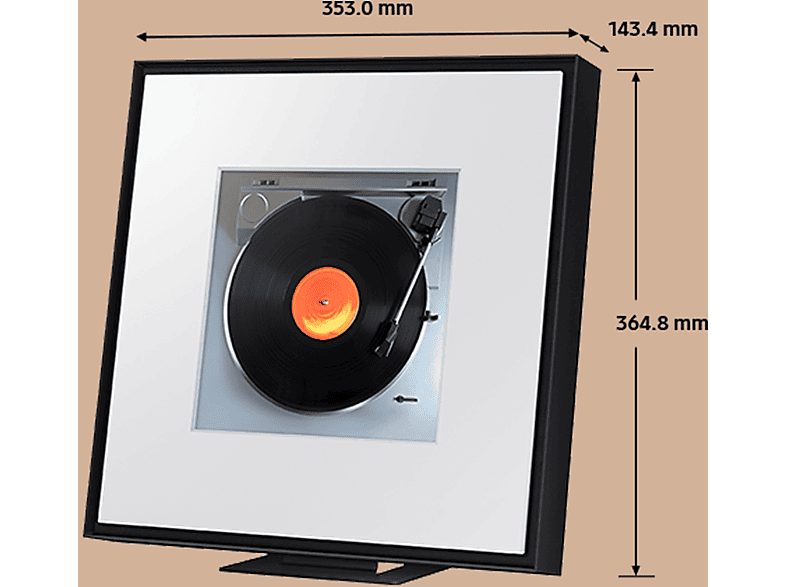 Altavoz - Samsung MUSIC FRAME HW-LS60D/ZF, Bluetooth, 6 altavoces, Dolby Atmos inalámbrico, Negro — foto 6