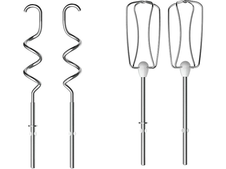 Amasadora de mano - TEFAL HT650E, 600 W, Totalmente variable velocidades, Plata — foto 3