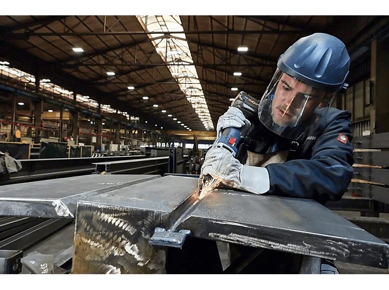 Amoladora  - 0601229100 BOSCH, Negro, Azul, Rojo, Plata — foto 3