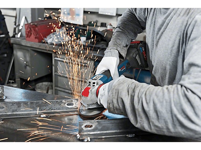 Amoladora  - 06017B0100 BOSCH, Negro — foto 3