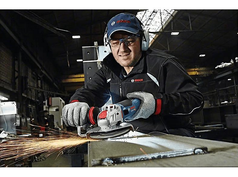 Amoladora  - 06017C8002 BOSCH, Negro, Azul, Plata — foto 4