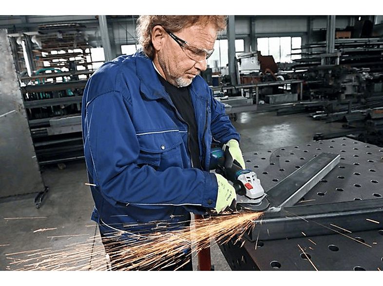 Amoladora  - 06019J4002 BOSCH, Negro, Azul — foto 3