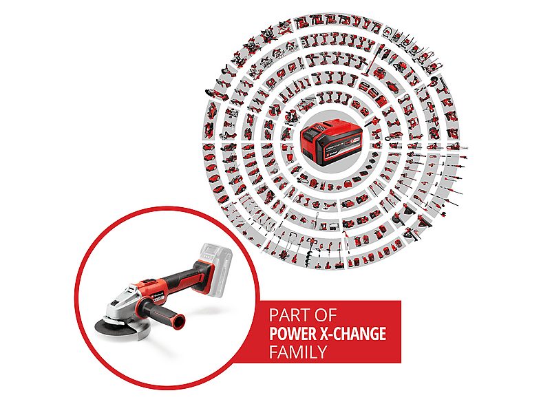 Amoladora  - 4431151 EINHELL, Negro, Rojo — foto 2