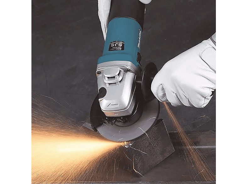 Amoladora  - 9565CR MAKITA, Negro, Cian, Plata — foto 2