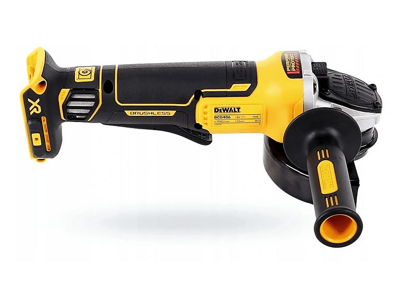 Amoladora  - DCG406N-XJ DEWALT, Negro, Amarillo — foto 3