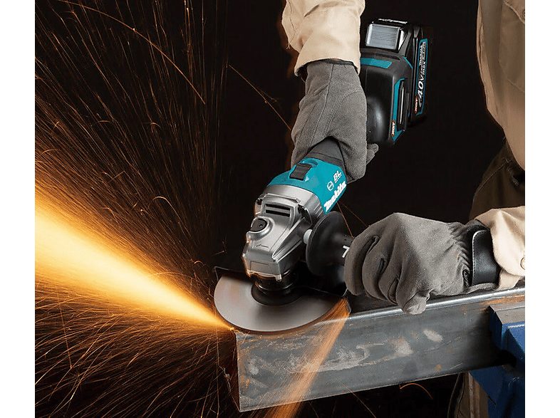 Amoladora  - GA035GZ MAKITA, Azul — foto 8