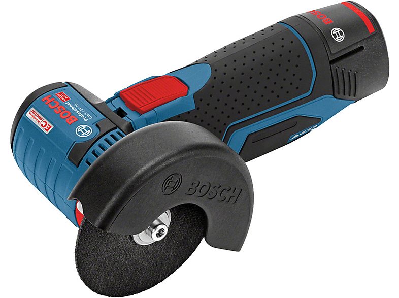 Amoladora  - GWS 12V-76 Professional BOSCH, Negro, Azul, Rojo