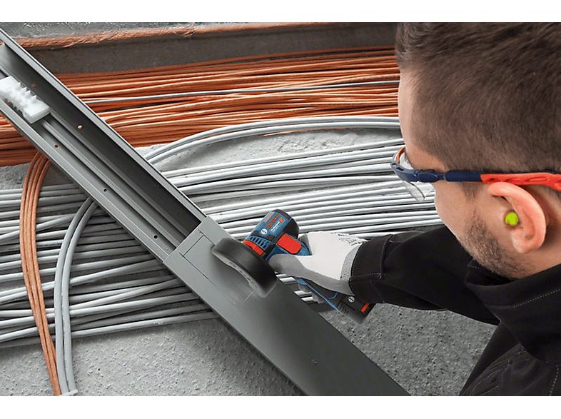 Amoladora  - GWS 12V-76 Professional BOSCH, Negro, Azul, Rojo — foto 4