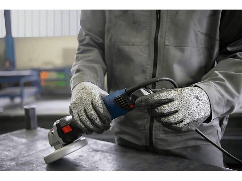 Amoladora  - GWS 17-125 BOSCH, Negro, Azul — foto 6