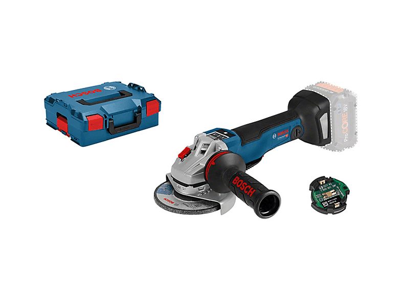 Amoladora  - GWS 18V-10 PSC BOSCH, Negro, Azul, Gris, Rojo — foto 5