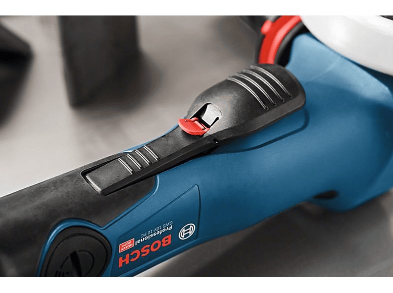 Amoladora  - GWS 18V-10 PSC BOSCH, Negro, Azul, Gris, Rojo — foto 6