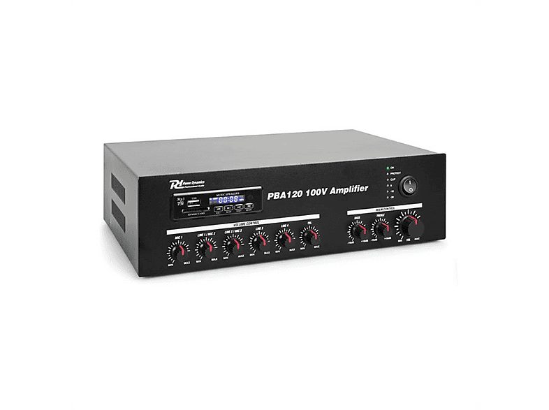 POWER DYNAMICS Amplificador estéreo  - PBA120 POWER DYNAMICS, Negro