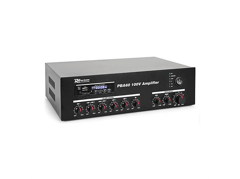 POWER DYNAMICS Amplificador estéreo  - PBA60 POWER DYNAMICS, Negro