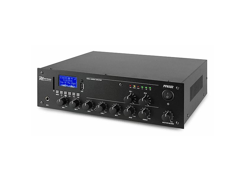 Amplificador estéreo  - PPA502 POWER DYNAMICS, Negro — foto 9