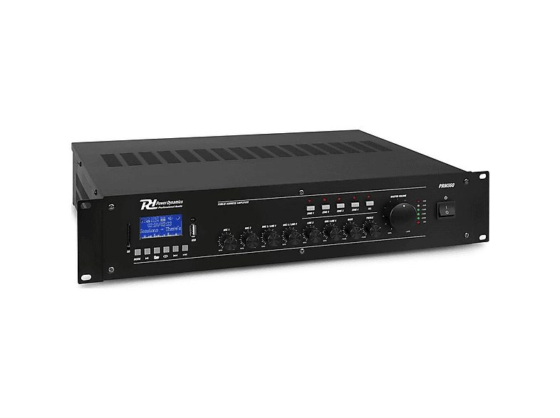 Amplificador estéreo  - PRM360 POWER DYNAMICS, Negro — foto 2