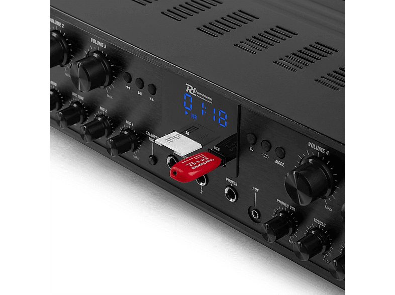 Amplificador estéreo  - PV260BT POWER DYNAMICS, Negro — foto 7