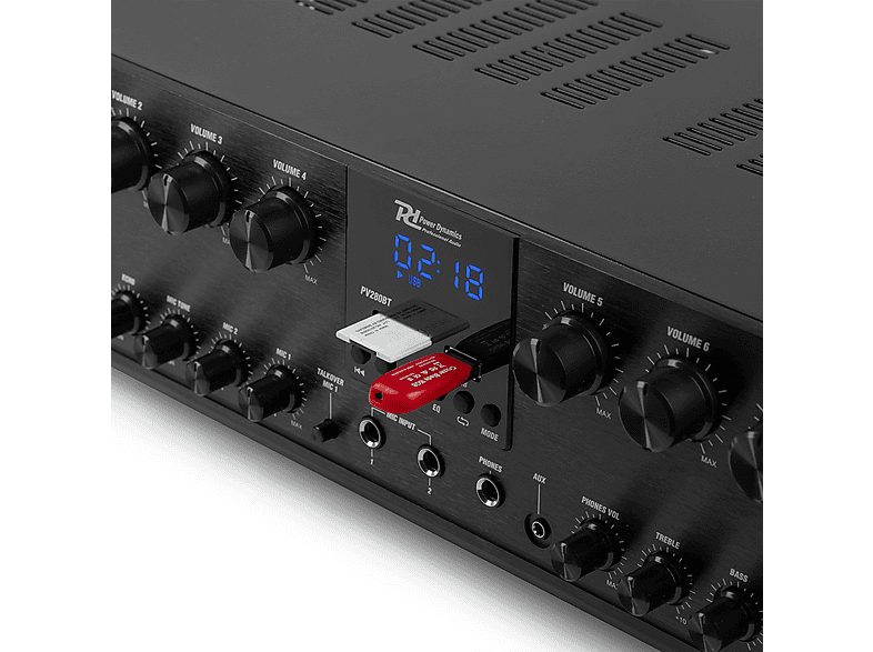 Amplificador estéreo  - PV280BT POWER DYNAMICS, Black — foto 5