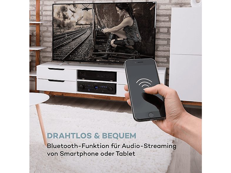 Amplificador HiFi  - AMP-CD950 DG AUNA, Negro — foto 4