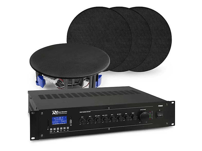 POWER DYNAMICS Amplificador  - PRM60 POWER DYNAMICS, Black