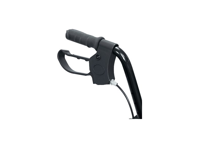 Andador - TRÉBOL ADVANCE plegable con Frenos, Asiento y Cesta, Negro — foto 3