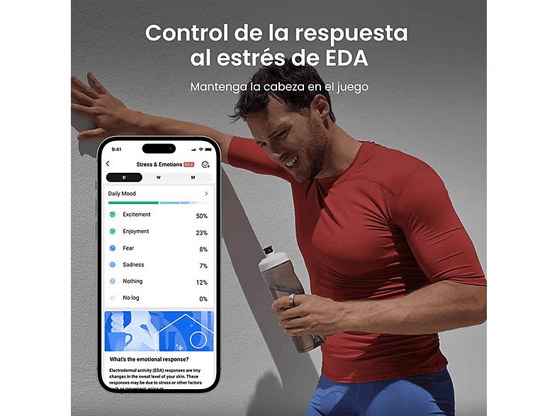 Anillo inteligente - AMAZFIT W2321TY1N, Inteligencia Artificial=Basic IA, 18,5 mAh, Titanio — foto 8