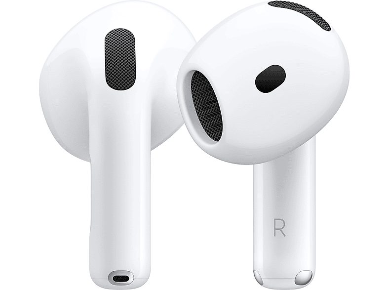 Apple AirPods 4 (2024 4ª gen), Inalámbricos, Bluetooth®, Estuche de carga USB-C, Chip H2, Siri, USB-C, Blanco — foto 2