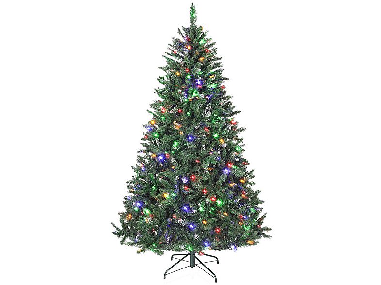 HOMCOM Árbol de Navidad con luz - HOMCOM 83C-080V91GN, Verde
