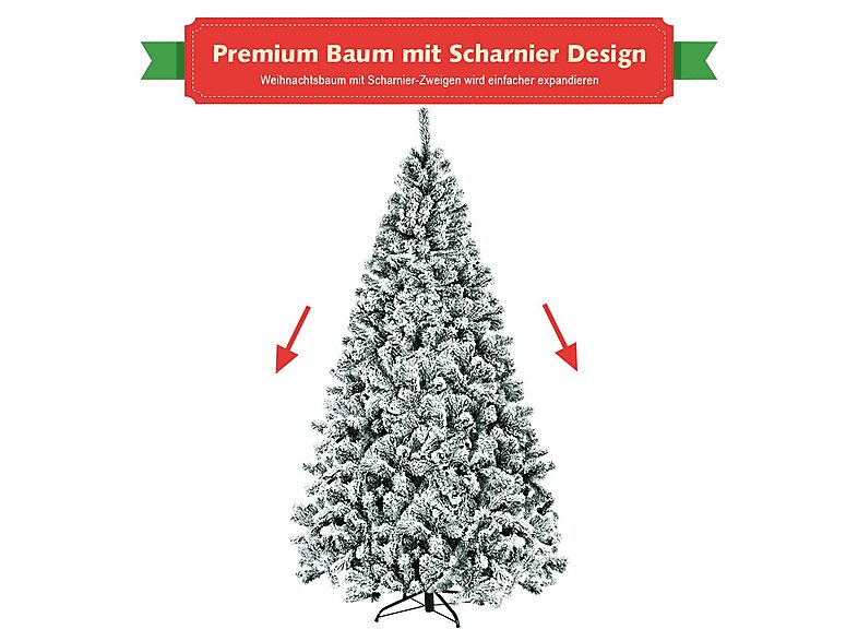 Árbol de Navidad - NORTHIO 29586, Verde nevado — foto 4