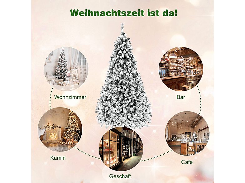 Árbol de Navidad - NORTHIO 30100, Verde nevado — foto 3