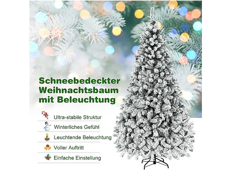 Árbol de Navidad - NORTHIO 30100, Verde nevado — foto 4