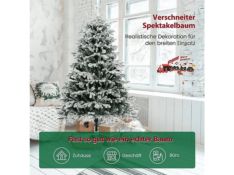 Árbol de Navidad - NORTHIO 32319, Verde nevado — foto 3