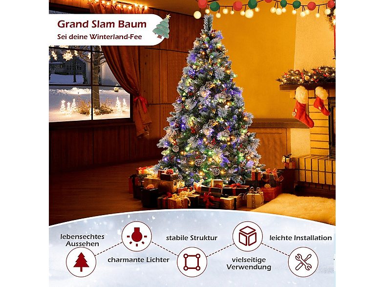 Árbol de Navidad - NORTHIO 69579, Verde — foto 2