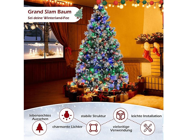 Árbol de Navidad - NORTHIO 69586, Verde — foto 2