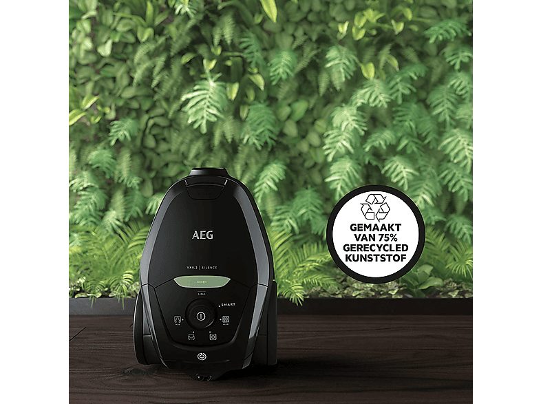 Aspirador con bolsa - AEG 900 258 509, 500 W, Depósito 3,5 l, Negro — foto 4