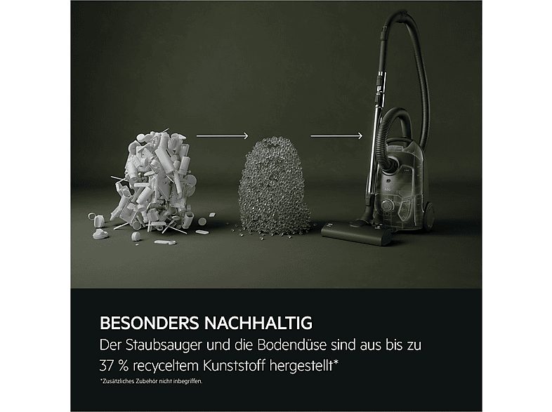 Aspirador con bolsa - AEG AB51C1DB, 750 W, Potencia de succión 209 W, Depósito 3,5 l, Azul — foto 9