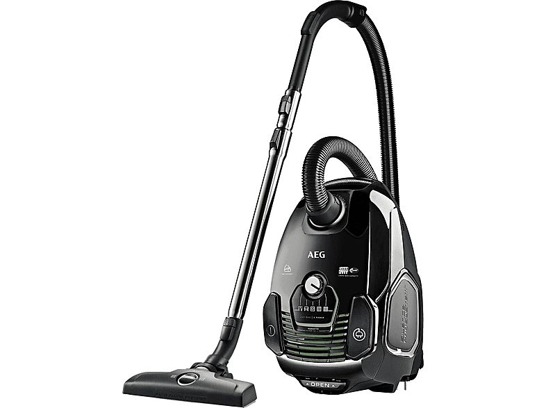 Aspirador con bolsa - AEG AKLBB915320522, 650 W, Depósito 3,5 l, Inox — foto 2