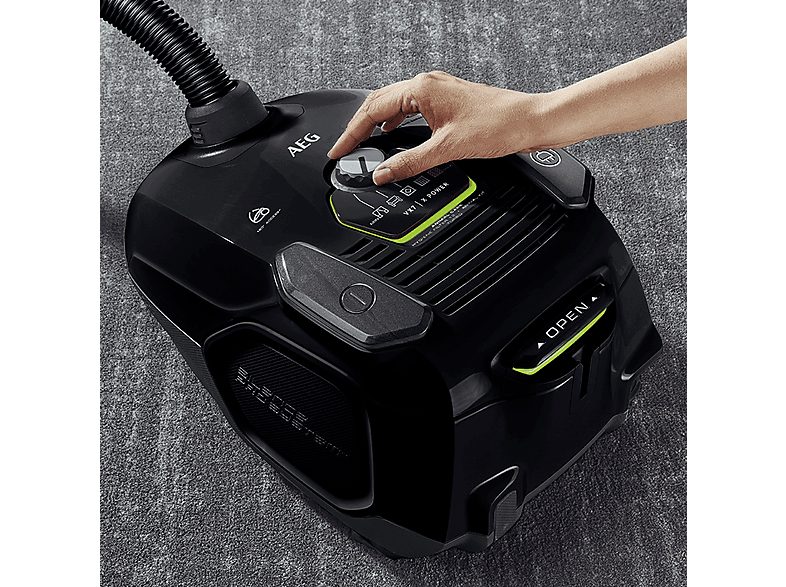 Aspirador con bolsa - AEG AKLBB915320522, 650 W, Depósito 3,5 l, Inox — foto 4