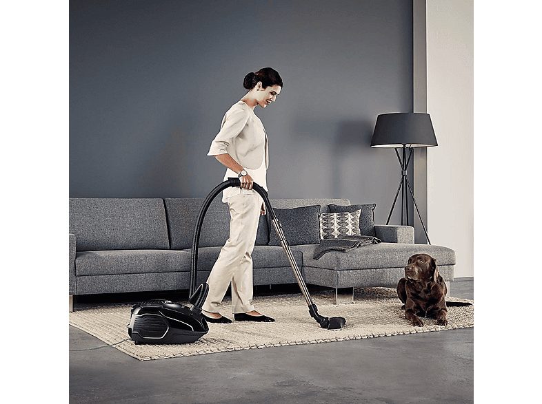 Aspirador con bolsa - AEG VX6-2-ÖKOX, 800 W, Potencia de succión 230 AirWatt, Depósito 3,5 l, Negro — foto 5