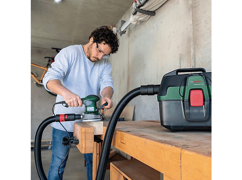 Aspirador con bolsa - BOSCH AdvancedVac 18V-8, 45 W, Depósito 8 l, Negro — foto 6