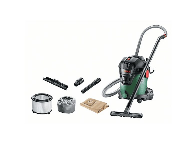 Aspirador con bolsa - BOSCH AdvancedVac 20 (Incluye accesorios), 1200 W, Potencia de succión 300 W, Depósito 16,8 l, Verde — foto 3