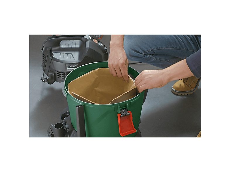 Aspirador con bolsa - BOSCH AdvancedVac 20 (Incluye accesorios), 1200 W, Potencia de succión 300 W, Depósito 16,8 l, Verde — foto 9