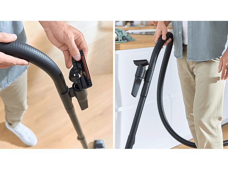 Aspirador con bolsa - BOSCH AKLBB1670810012, 600 W, Depósito 4 l, Rojo — foto 2