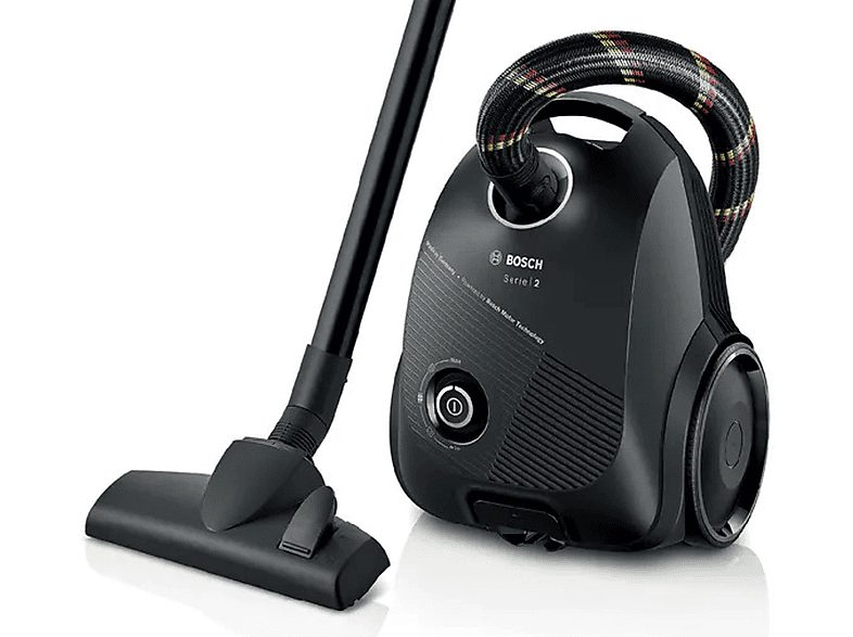 Aspirador con bolsa - BOSCH AKLBB1726190872, 600 W, Depósito 3,5 l, Negro — foto 2